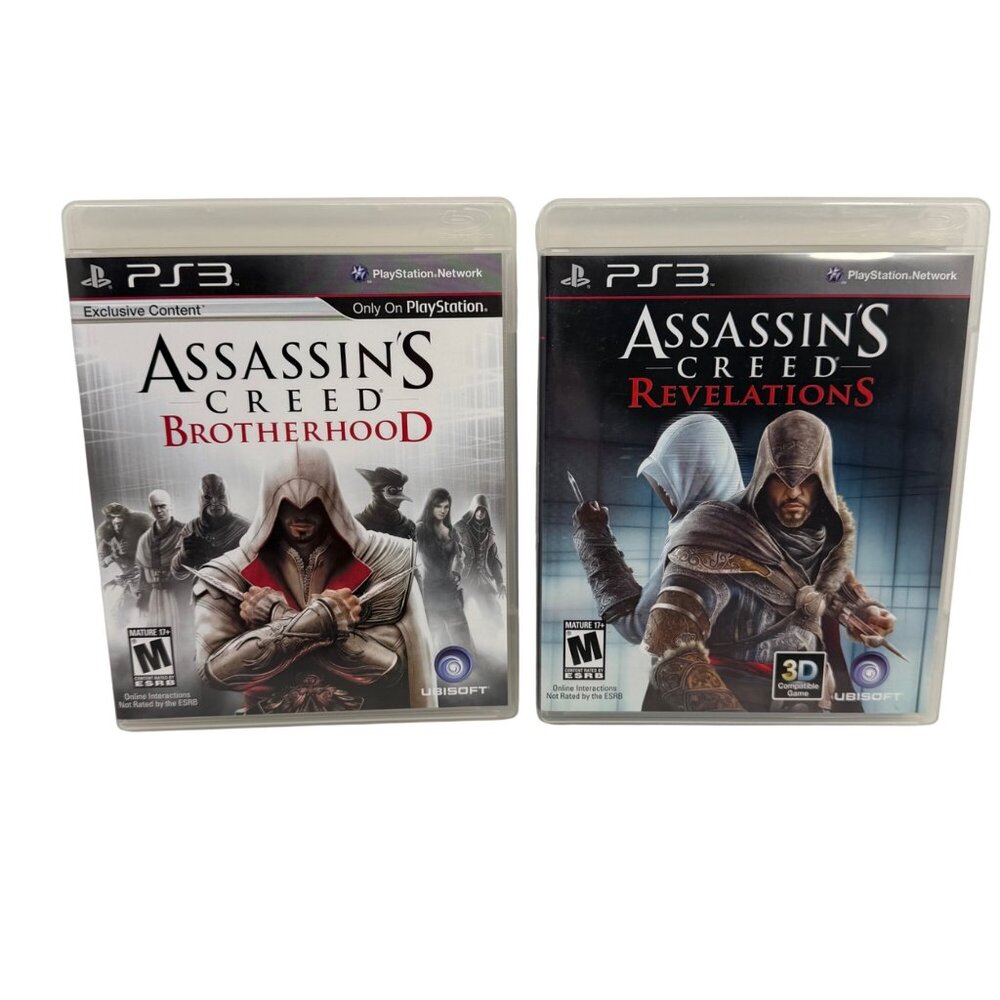 Playstation 3 PS3 - Assassin's Creed Revelations & Brotherhood - CIB-Test/works